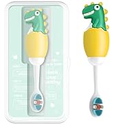 ZMRZ Kids Manual Toothbrush, Extra Soft Bristle Toddler Toothbrush with 10000 Bristles, Kids Trav...