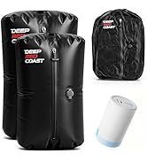 deepredcoast Vacuum Bags for Travel with Pump, 12GAL Compression Packing Cubes with Adjustable Sh...