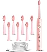 Sonicare Electric Toothbrush for Adults, Smart Cleaning and Whitening, 5 Modes Selection 38000VPM...