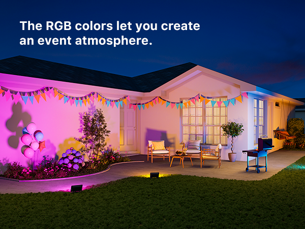 color flood light for event