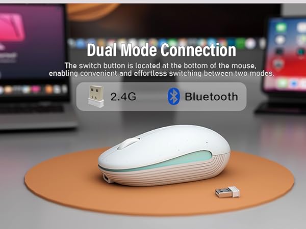 bluetooth and 2.4g dual mode wireless mouse