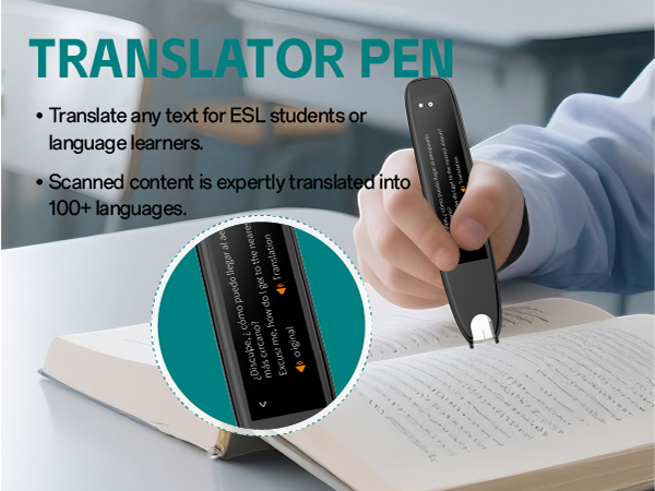 Translator pen for ESL