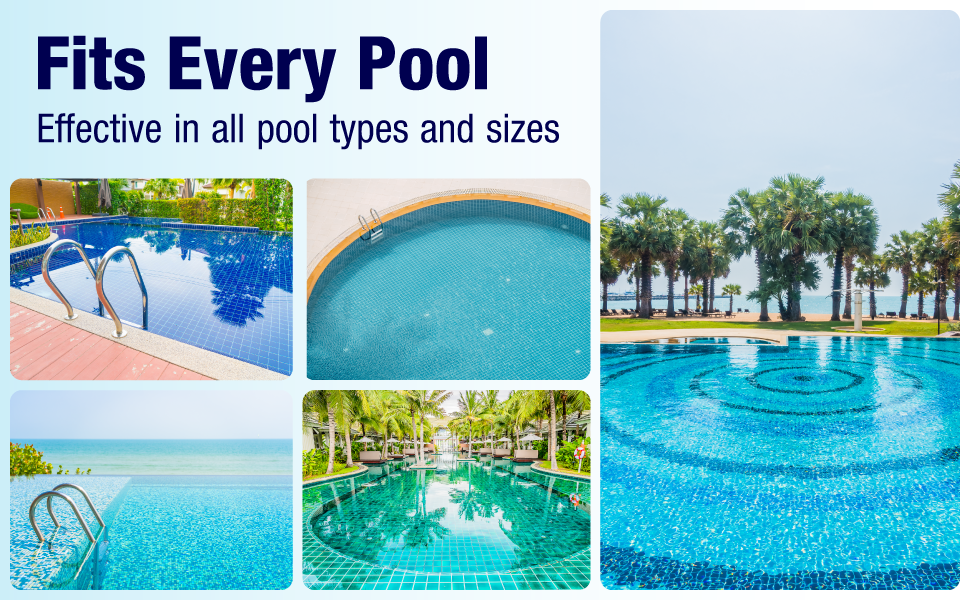 ionizer solar pools cleaning device