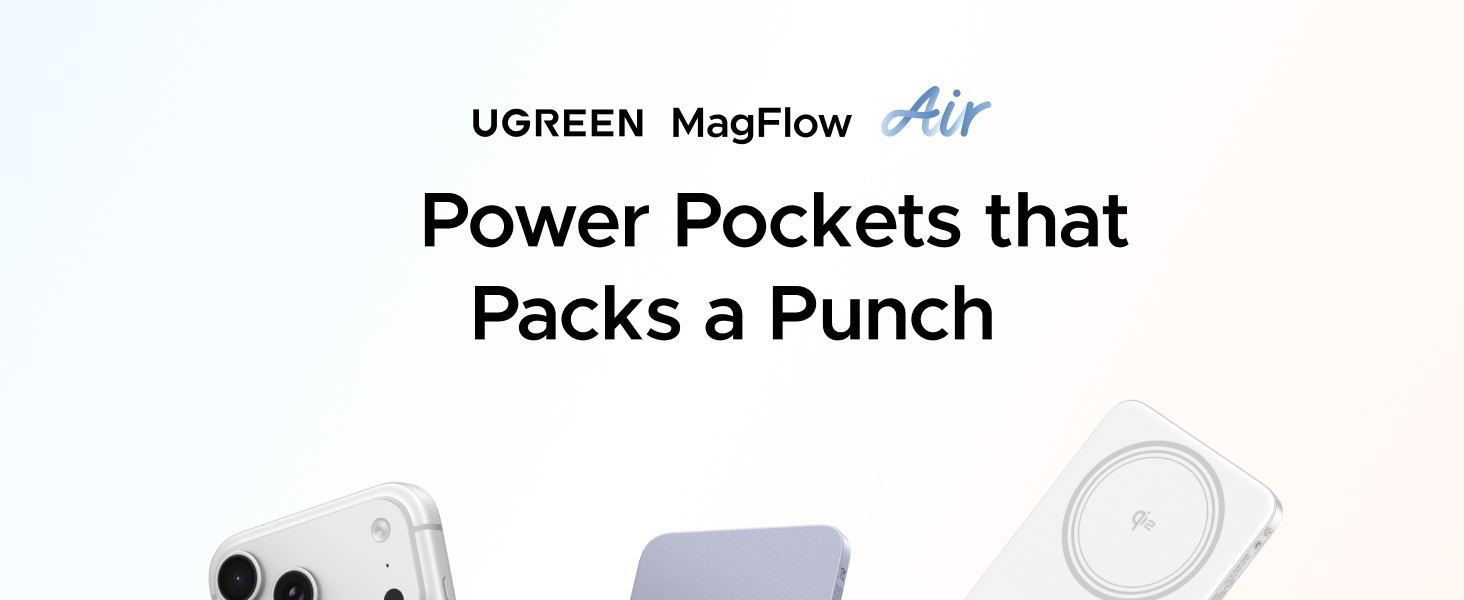 UGREEN MagFlow Air Power Pockets that Packs a Punch