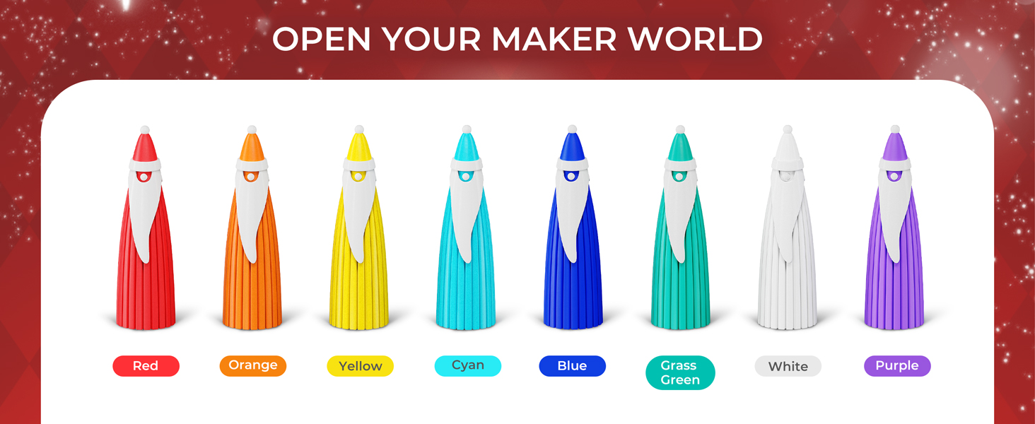 SUNLU 3D Printer Filament 250g PLA Filament 1.75mm Bundle