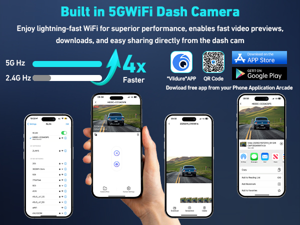dashcam front and rear camera
