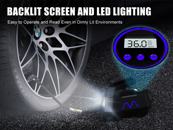 Tire Inflator Portable Air Compressor