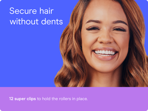 Conair hot rollers heated long medium hair electric jumbo curlers women’s large 12 clips ceramic