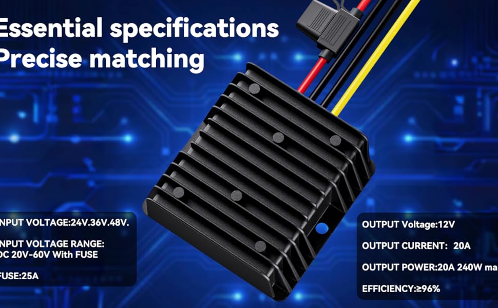 36V/48v to 12v converter