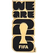 Official FIFA World Cup 2026 “We Are 26” Enamel Pin – 1.5” Black &amp; Gold Lapel Badge – Premium Zin...