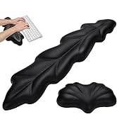 Laokiiy Keyboard Wrist Rest, Ergonomic Design Memory Foam Keyboard Pad, Wrist Pad for Keyboard an...