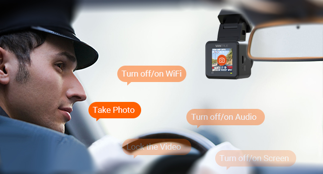 voice control dash cam