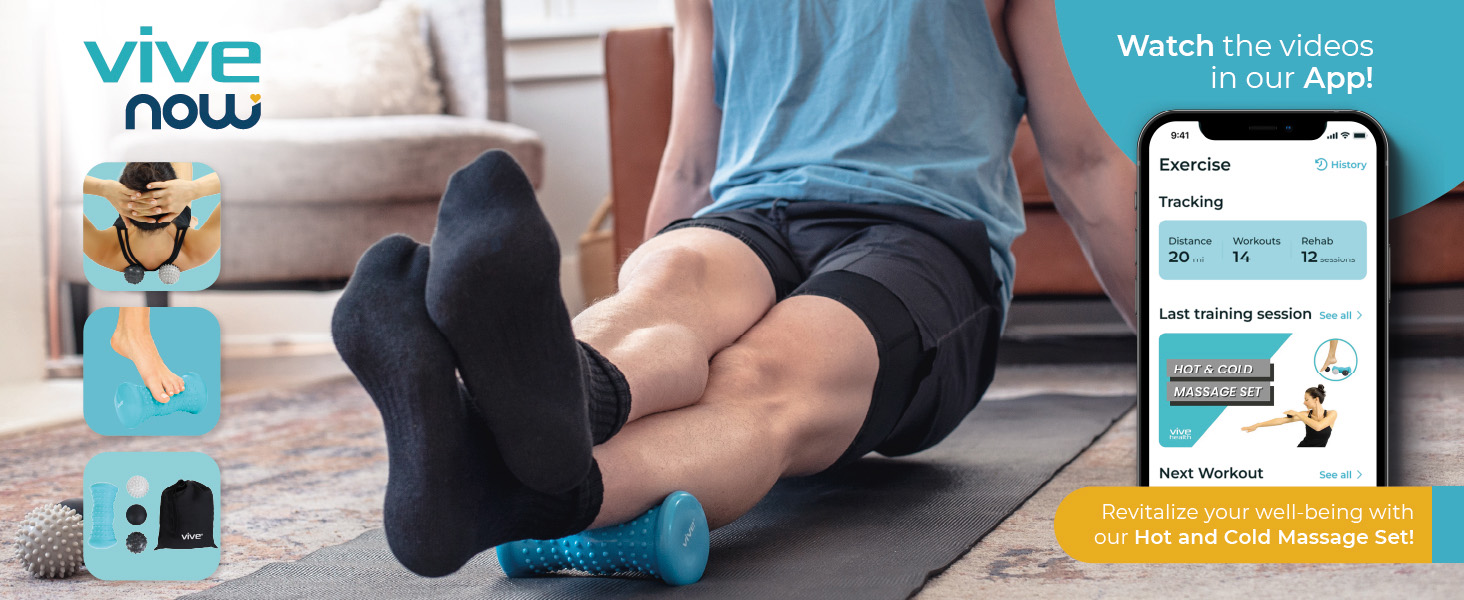 plantar fasciitis relief massage ball set foot pain