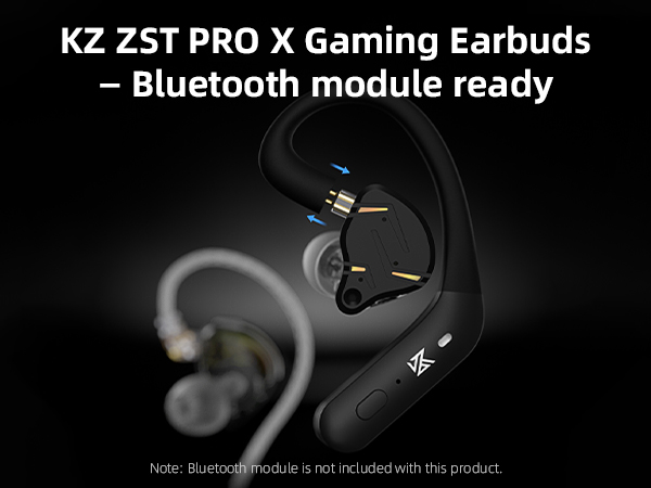KZ ZST PRO X in Ear Monitor Headphones Wired Gaming Earbuds Wired Ear Buds HiFi IEM for Gaming