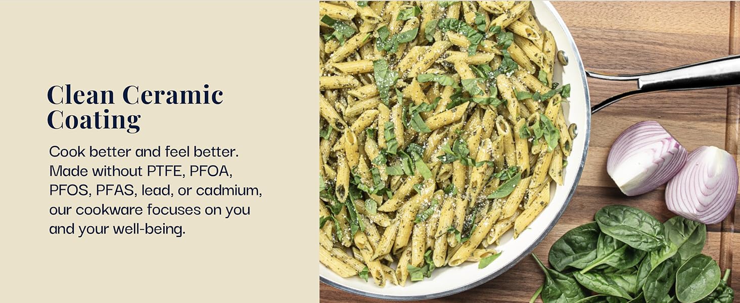 pots and pans set ceramic cookware non stick nonstick sets kitchen pot pan with lids toxic white