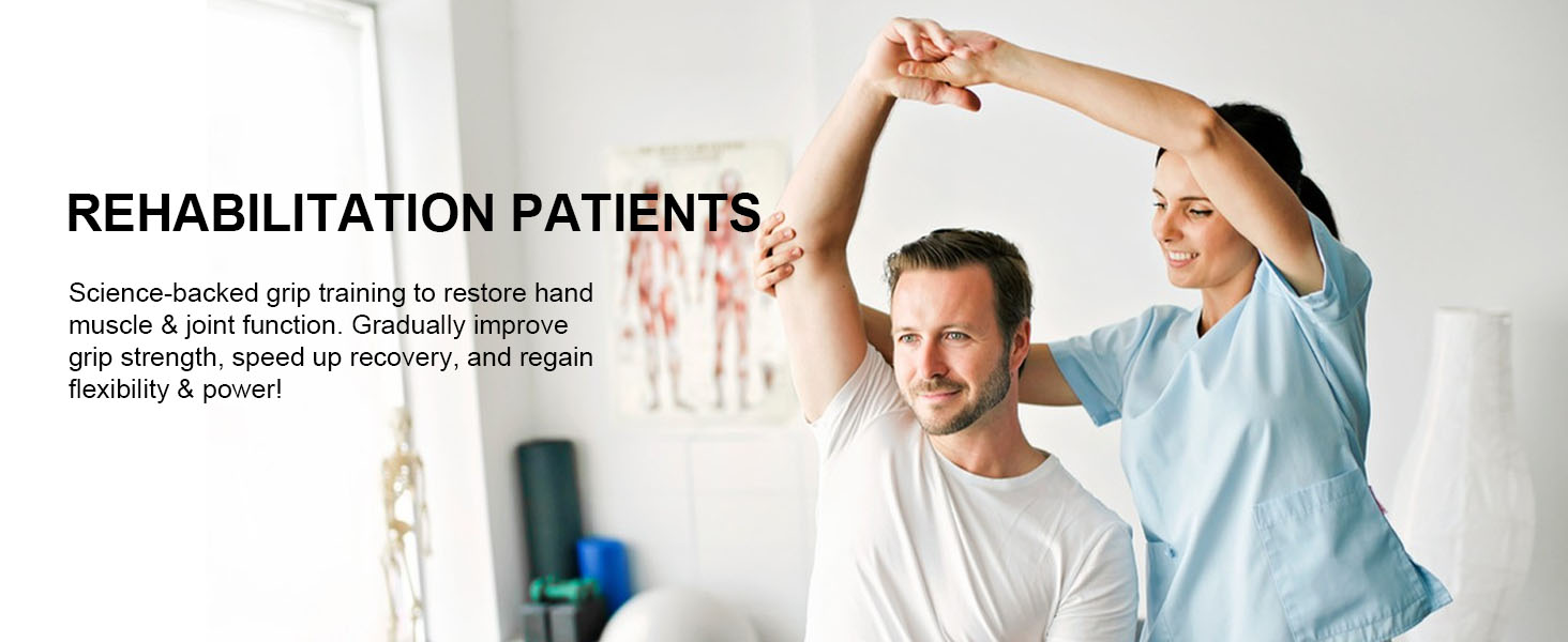 Grip Strength Trainer Kit, Hand Gripper Strengthener