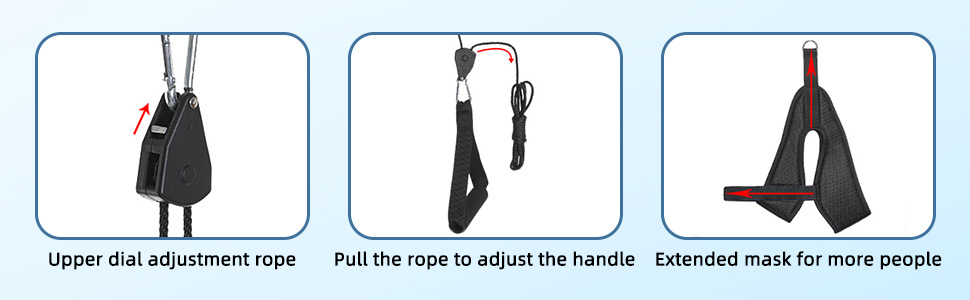 over door neck traction device