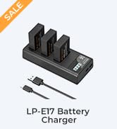 K&amp;F Concept 3-Pack LP-E17 Battery and Upgraded 3-Slot LCD Charger for Canon EOS R100 R50 RP R10 R...