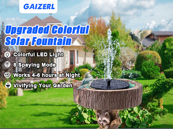 solar fountain
