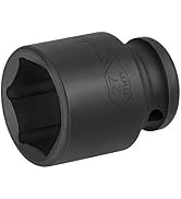 JETECH 1/2 Inch Drive 27mm Standard Impact Socket, Metric, Chrome Molybdenum Alloy Steel (Cr-Mo),...