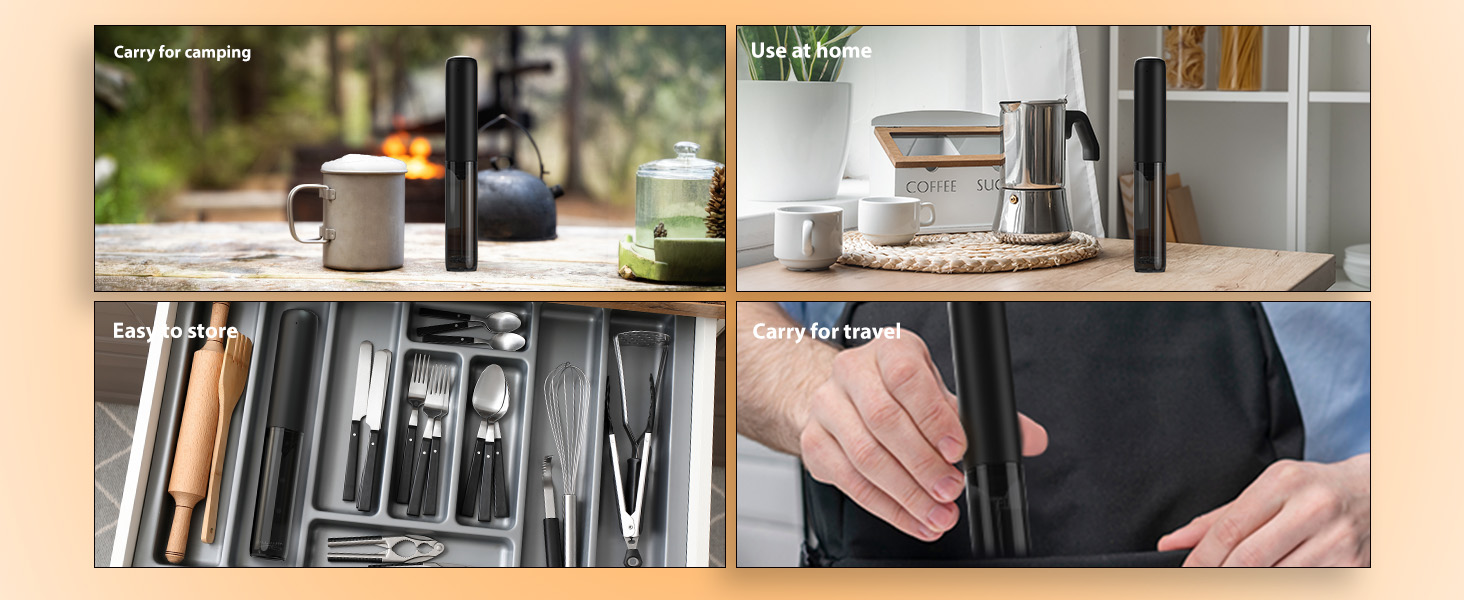 Rechargeable Milk Frother Hanheld