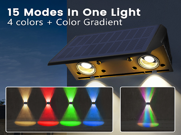 IIRARA Solar Fence Lights