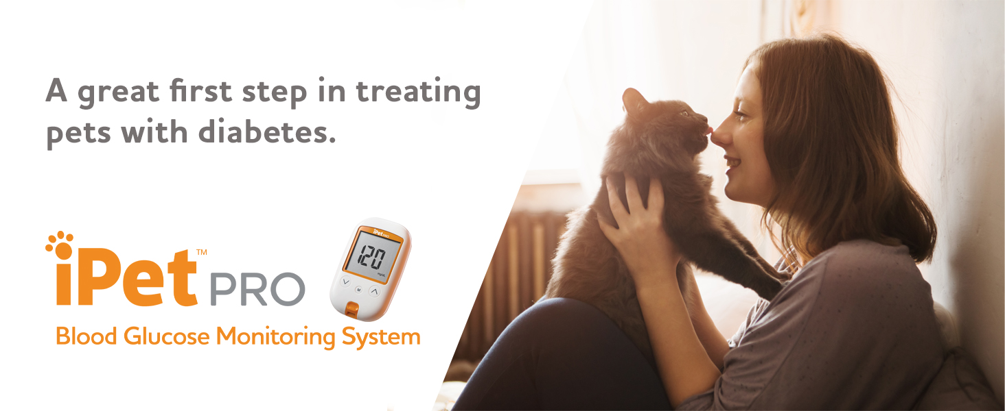ipet pro, pet glucose monitoring kit, pet blood glucose monitor, dog, cat, pet, test strips