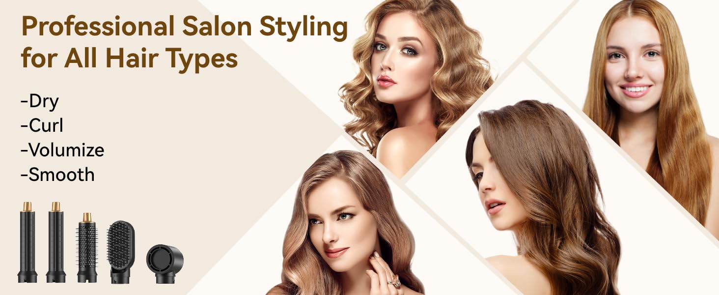 5 in 1 hair styler