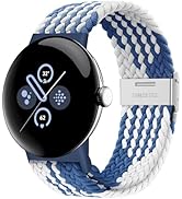 Eiavike Stretchy Braided Bands Compatible with Google Pixel Watch/Pixel Watch 2, Adjustable Elast...