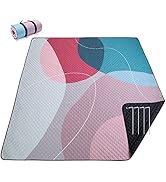 PY SUPER MODE Picnic Blankets Extra Large, Waterproof Foldable Outdoor Beach Blanket Oversized 83...
