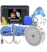 Magnetpro 2690LB’s Complete Retrieving Magnet Fishing Kit | Double Sided Fishing Magnet Kit | Inc...