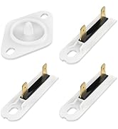 DALQUIS 8577274 Dryer Thermistor and 3392519 Dryer Thermal Fuse Kit, Compatible with Whirl-pool K...