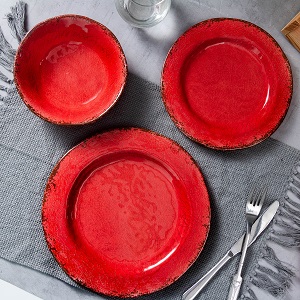 rustic plates