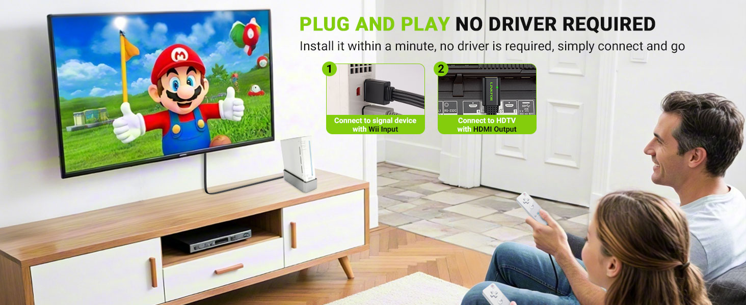 Wii to HDMI Converter