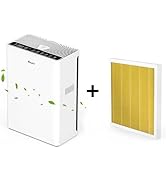 VEWIOR Air Purifier For Lager Room True HEPA Air Filter Cleaner with Sleep Mode 5 Timer 3 Speed A...