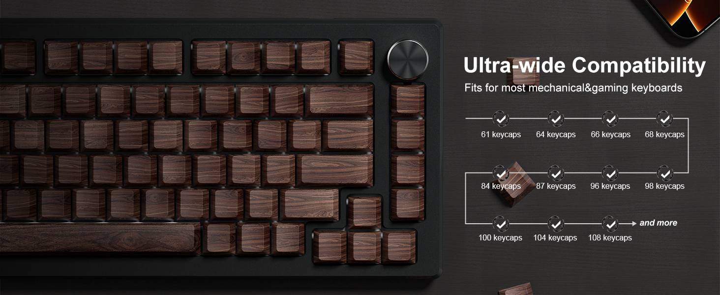 keycaps 60 75 100 percent