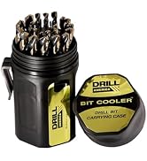 Drill America - KFD29J-PC 29 Piece Heavy Duty High Speed Steel Drill Bit Set with Black and Gold ...