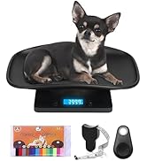 YTCYKJ Puppy Scales for Weighing, Multi-Function LCD Digital Puppy Scale for whelping with Pet Fi...