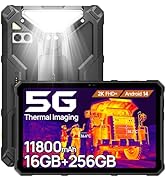 Ulefone Rugged Tablet 10.36” 2K Screen, Armor Pad 4 Ultra Thermal Imaging Version, 16GB + 256GB, ...