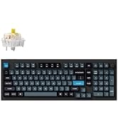 Keychron Q5 Pro Wireless QMK/VIA Mechanical Keyboard, 96% Layout Programmable Knob Full Aluminum ...