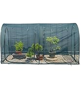 Large Tunnel 8.2'x4' Plant Netting Cover 4FT Tall Crop Cage Netting Pest Guard Cover for Vegetabl...
