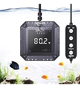 Aquarium Thermometer Submersible, Digital Fish Tank Thermometers with USB for GlassTank, Aquarium...