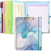 Lateefah Clipboard with Storage, Cute Clipboard Folio with Pockets and Notepad for Letter Size, S...