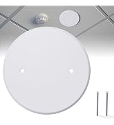 1 Pcs Ceiling Cover Plate, 5 inch Round Outlet Covers Plate For 3-1/2 inch Electrical Box, Metal ...