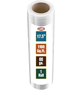 Simply Cool Stretch Wrap Industrial Strength Extra Thick 17.5" 1100 SqFt 80 Gauge (20 Micron) 1 P...