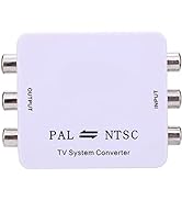 JTLB 1080P HD TV Video System Converter, PAL NTSC SECAM to NTSC PAL Switcher Adapter for Improved...