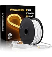 TORCHSTAR Premium 50ft LED Neon Rope Lights, Valentine's Day Decoration, Outdoor IP67 Waterproof,...