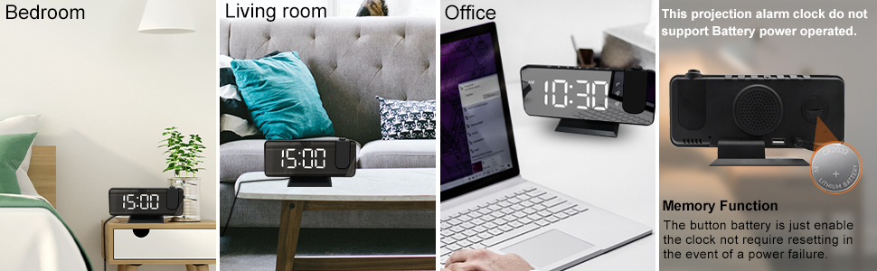 projection clock for bedroom ceiling