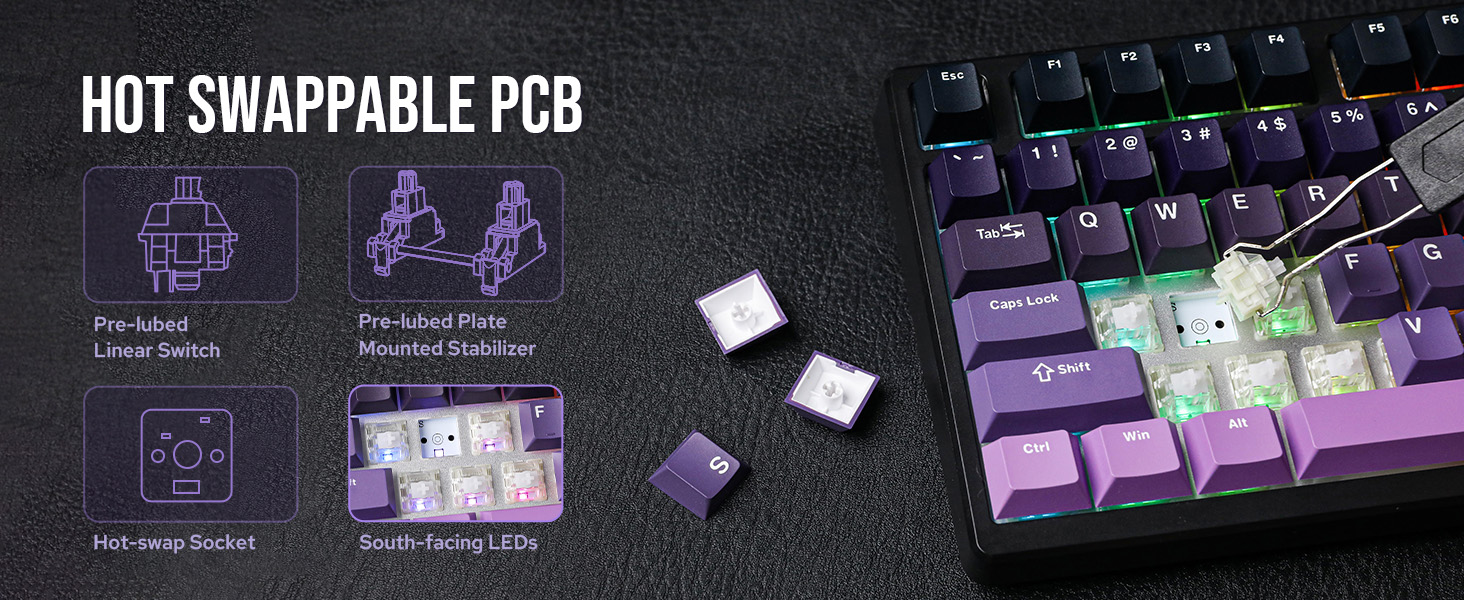 HE75 Magnetic Gaming Keyboard