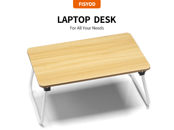 FISYOD Foldable Lap Table Laptop Bed Desk